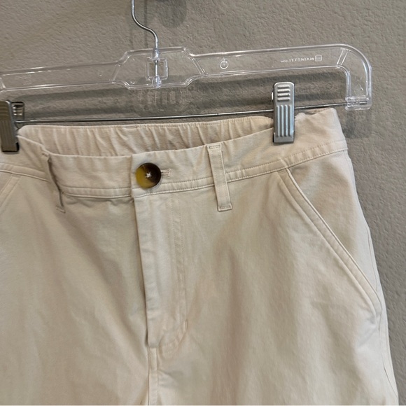 Vuori Women’s Getaway Carpenter Pant Milkweed Size Small Stretch Cotton - Picture 7 of 11